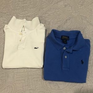 Vineyard Vines and Ralph Laure Boys 3T polos